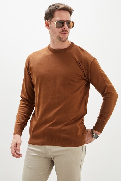 Basic Crew Neck Regular Fit Knitwear Sweater