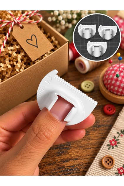 3 Adet El Yüzüğü - NUMARALI El Dikişi Ölçü Yüzüğü - Dikiş Cetveli - Dikiş Yüzüğü
