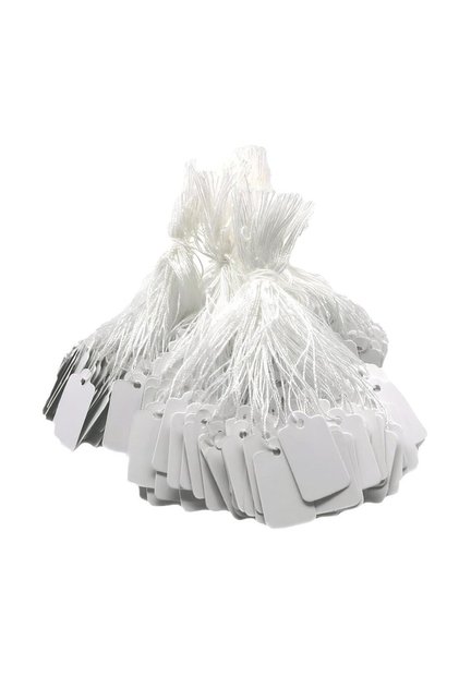 500 PCS 500Pcs/lot Jewelry Price Label with Cotton String Commodity Price Tag Shop Price Card DIY Go