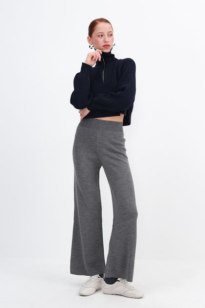 High Waist Knitwear Trousers Pn9383-B11