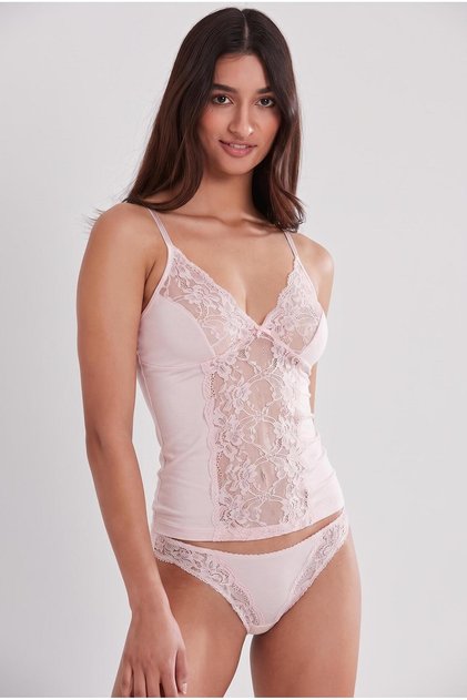 Combed Cotton Athlete Panties Women's Underwear Set - 381 Powder
