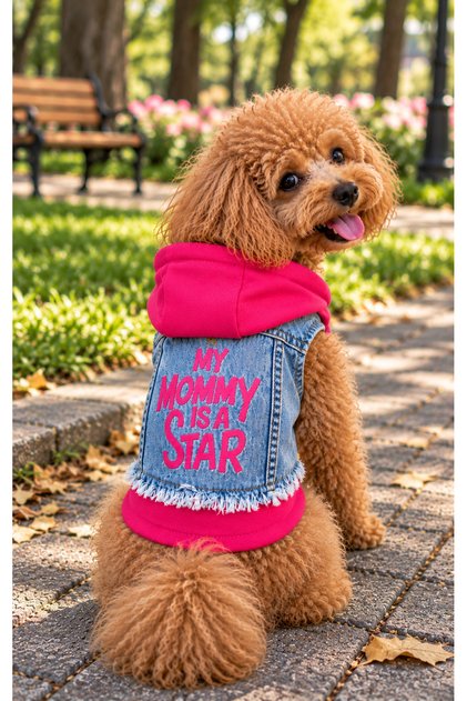 PEMBE KOT YELEK KÖPEK KIYAFETİ