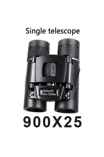 HS-900x25 900x25 HD Zoom Portable Powerful Binoculars Long Range BAK4 Telescope Jumelles Folding Low