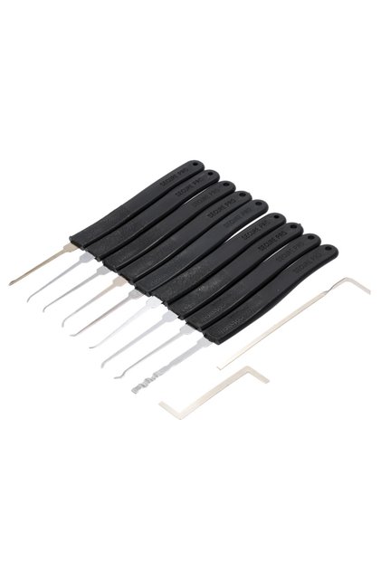 Door Lock Pick Quick Opener Tools Set Professional Locksmith Tool with 2 Little Wrenches Home \u0...