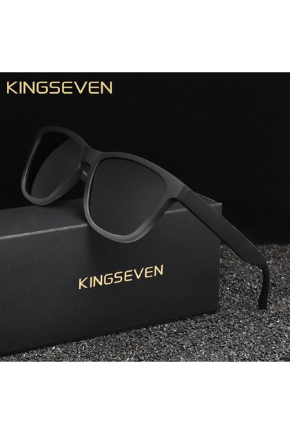 LE-C2 KNGSEVEN Trendy Round Sunglasses Men Women Causal Polarized Anti-UV400 Glasses Outdoor Causal