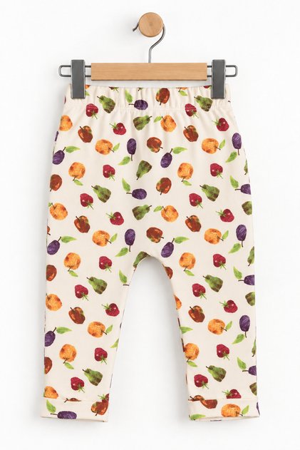 Baby Girl Elastic Waist Printed Tights