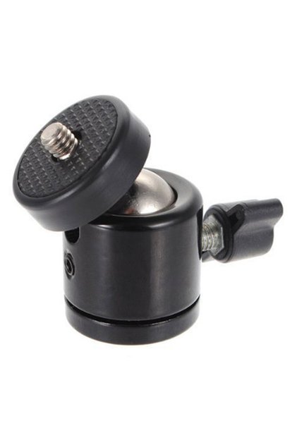 A Mini Swivel Ball Head Screw Tripod Mount For DSLR Cameras And Various Devices Camera Light Bracket