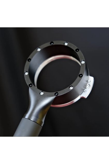 black Mischief 58mm V2 Bottomless Portafilter | MisChief Barista Tool for Clear Shot & Better Crema