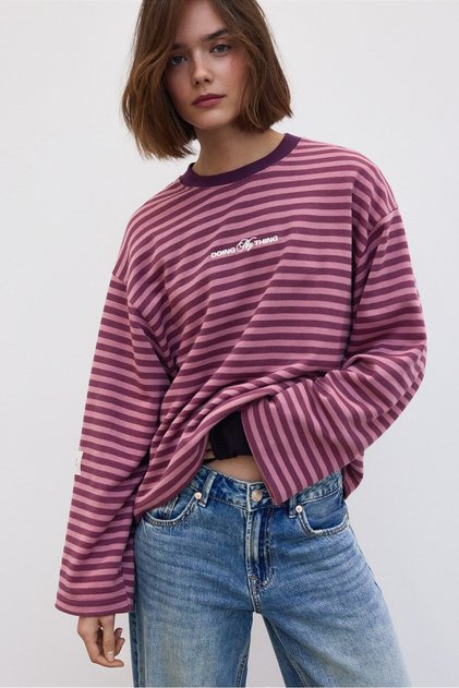 Striped sweatshirt