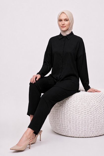 Set Hijab cu pantaloni pentru femei
