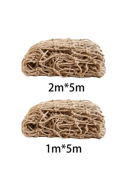 1Mx5M Plant Support Netting Retro Jute Trellis Net for Climbing Plants Pea Balcony