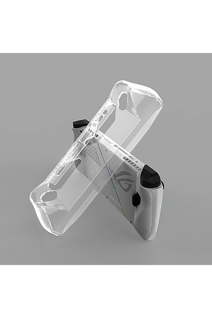 Clear For Asus ROG Ally Case Game Console Clear Silicone Protective Shell Back Cover Ergonomic Skin