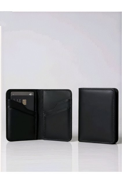 Genuine Leather Mini Wallet – Minimalist Wallet with Card Holder & Money Compartment