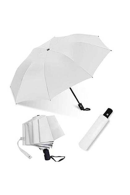 Automatic Open and Close Travel Umbrella,Windproof UV Folding Compact Umbrella for Women and Men