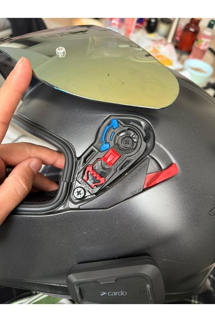 AGV K5 Vizör Kademe Aparatı - Vizör Mekanizma Mekanizması Parçası