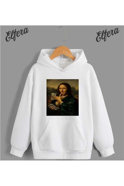 Mona Lisa Printed Unisex Sweatshirt