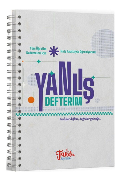 Takdir Yayınları Tüm Öğretim Kademeleri İçin Yanlış Defterim