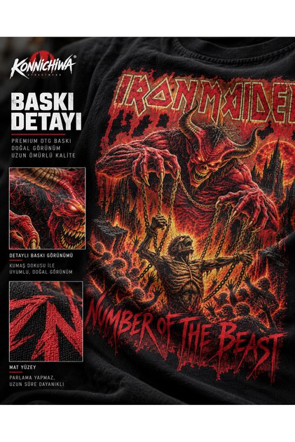 Iron Maiden the Trooper Printed Black T-Shirt 🤘 Iron Maiden – the Trooper! 🔥 Music Never Dies!