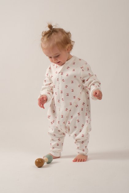 Baby Romper 100% Cotton Double Layer Unisex 1.0 Tog Printed Romper 6-18 Months