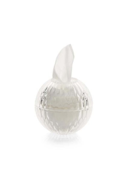 Luxury transparent glass tissue box