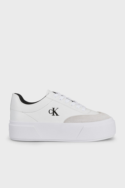 Logolu Kalın Tabanlı Sneaker Ayakkabı HW0HW0343801W Kadın AYAKKABI HW0HW03438 01W