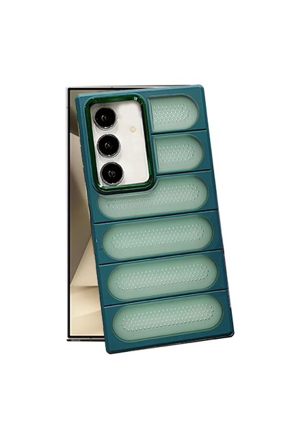 Samsung Galaxy S24 Case Airmax Silicone Cover - Dark Green