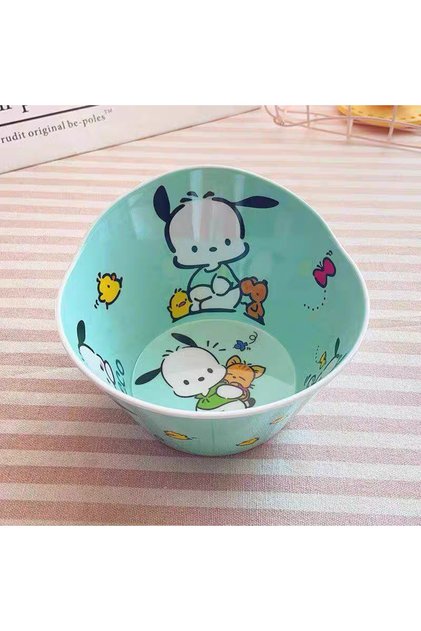 Pochacco Patterned Children's and Teenagers' Bowl 575 ml – Noodle, Cereal and Snack Bowl Plate Melamine