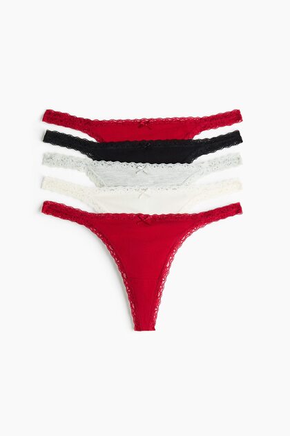 5'li Pamuklu Tanga Thong Külot