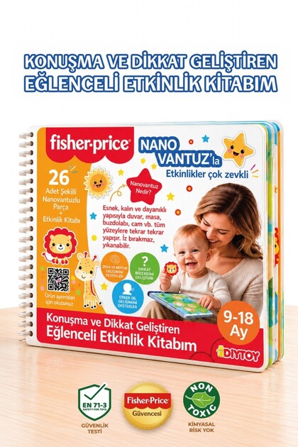 26 Parça Nanovantuzlu Aktivite Kitabı 9-18 Ay