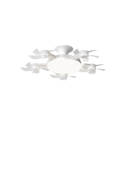 30-80W 5 heads Drone Design Silent Ceiling Fan Light E27 Base Remote Controlled Dimmable 3 Color LED