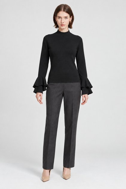 Ruched Long Sleeve Top
