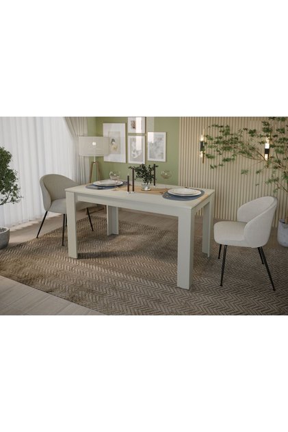 Masă de dining modernă Adana, Masă de bucătărie, Birou 138x80 cm, Casmir Safir Stejar