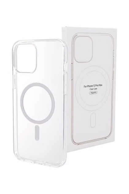 Mag Safe Protective Case for Apple iPhone Transparent