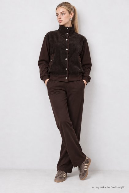 Contrast Colored Premium Selection Modal Set Lby0110 Brown