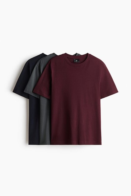 3'lü Regular Fit Tişört