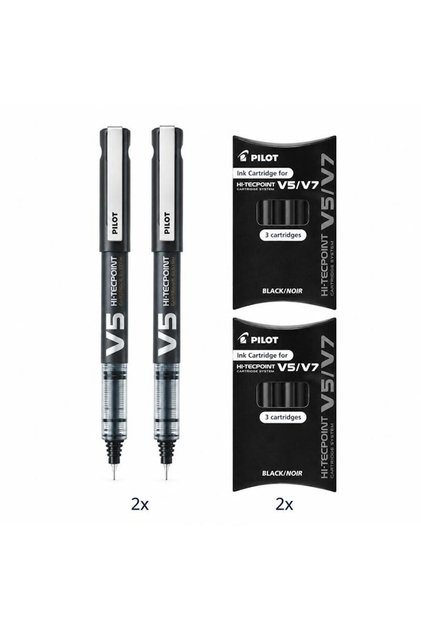 Set de 2 unități de rulare V5 Hi-Techpoint și 2 seturi de rezerve negre