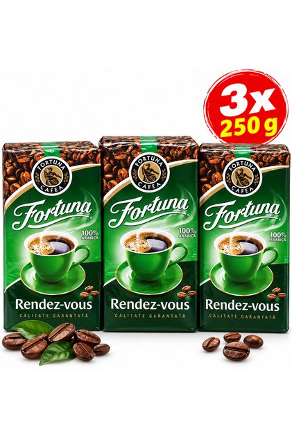 Pachet 3x 250 g cafea Rendez-vous