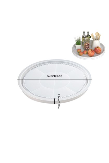 02 Round Foam Tray Silicone Mold, Storage Tray, Concrete Mold, DIY Bead Tray Mold, Epoxy Resin Sheet