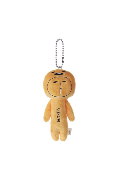 Gudetama Hello Kitty Kawaii cartoon Character Plush Keychain Cute Stuffed doll Pendant Keycha