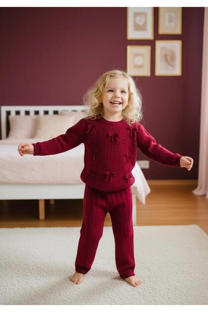 Ribbon Detail Knitwear Set