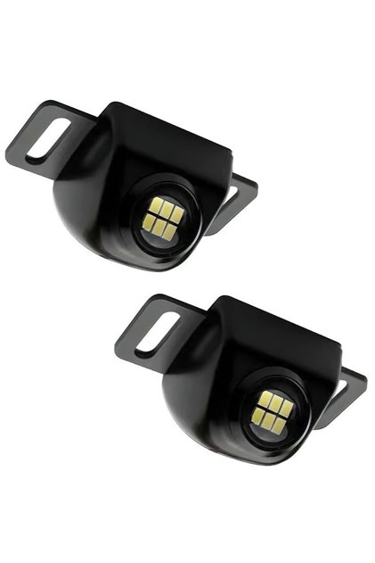 3000K Black - 2pcs Car Reverse Lights High Brightness Reversing Flashing Warn Lamp Universal Auto Mo