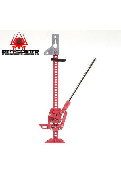 Red RC Metal Slideable Jack Tool Mini Lifting Jack Simulation Part for Axial SCX10 Traxxas TRX4 Tami