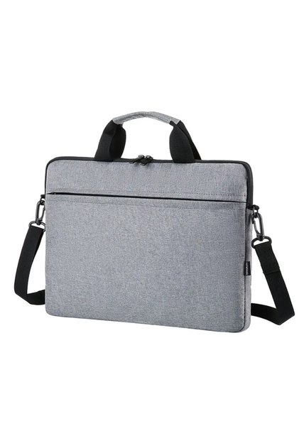 13 13.3 14 inch Grey Laptop Bag Sleeve Case Shoulder HandBag Notebook Pouch Briefcases 133 14 156 in