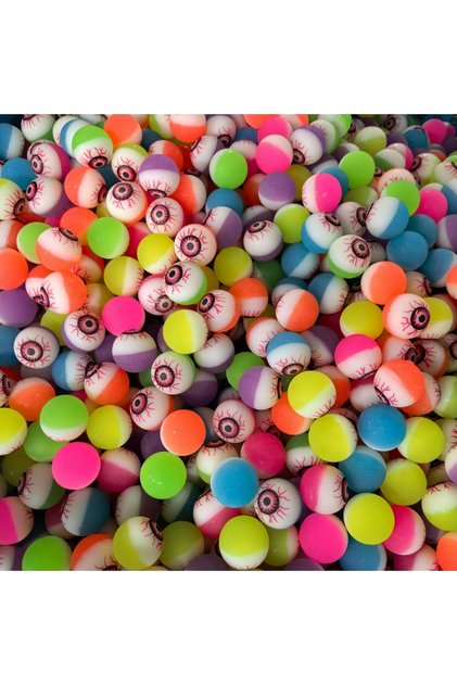 10PCS 10-30 Pcs 25mm Eyes Outdoor Elastic Ball for Birthday Halloween Prank Carnival Party Gift Pina