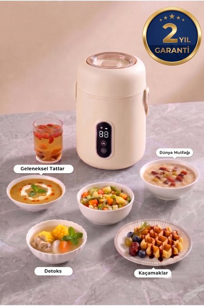 Yeni Nesil Dijital Ekranlı - Paslanmaz Çelik - Seramik Tasarım Modern Yemek Pişirici