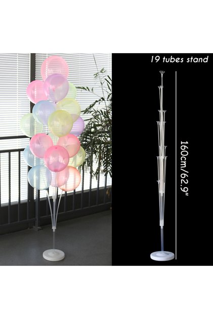Other 19 Tubes 7/13/19 Tubes Balloons Stand Balloon Holder Balloon Column Birthday Party Decoration