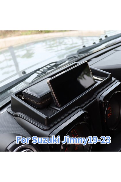 For Suzuki Jimny 2019 2020 2021 2022 2023 JB64 JB74 Car Center Console Dashboard Storage Box Phon...