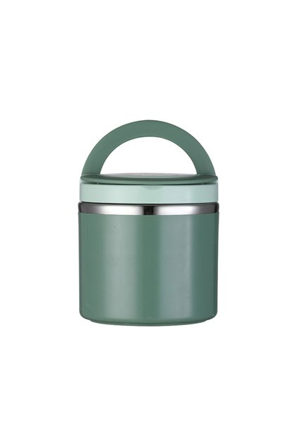 Green Lunch Box Food Containers Stainless Steel Large Capacity Snack Box Container For Outing Campin