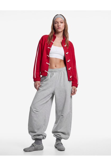 Dancer Tracksuit Balloon Fit Oversize Elastic Waist with Pockets Pleated