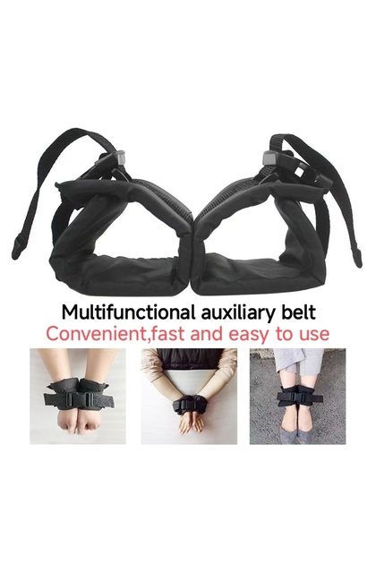 General limb restraint straps, hand and foot bindings for bedridden and paralyzed elderly people,...